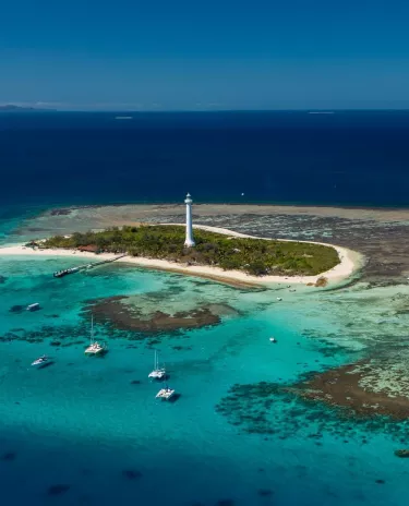 Phare Amédée vue du ciel